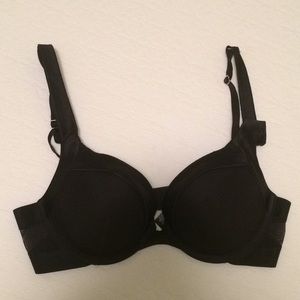 Very Sexy black Push-up with Satin Trim